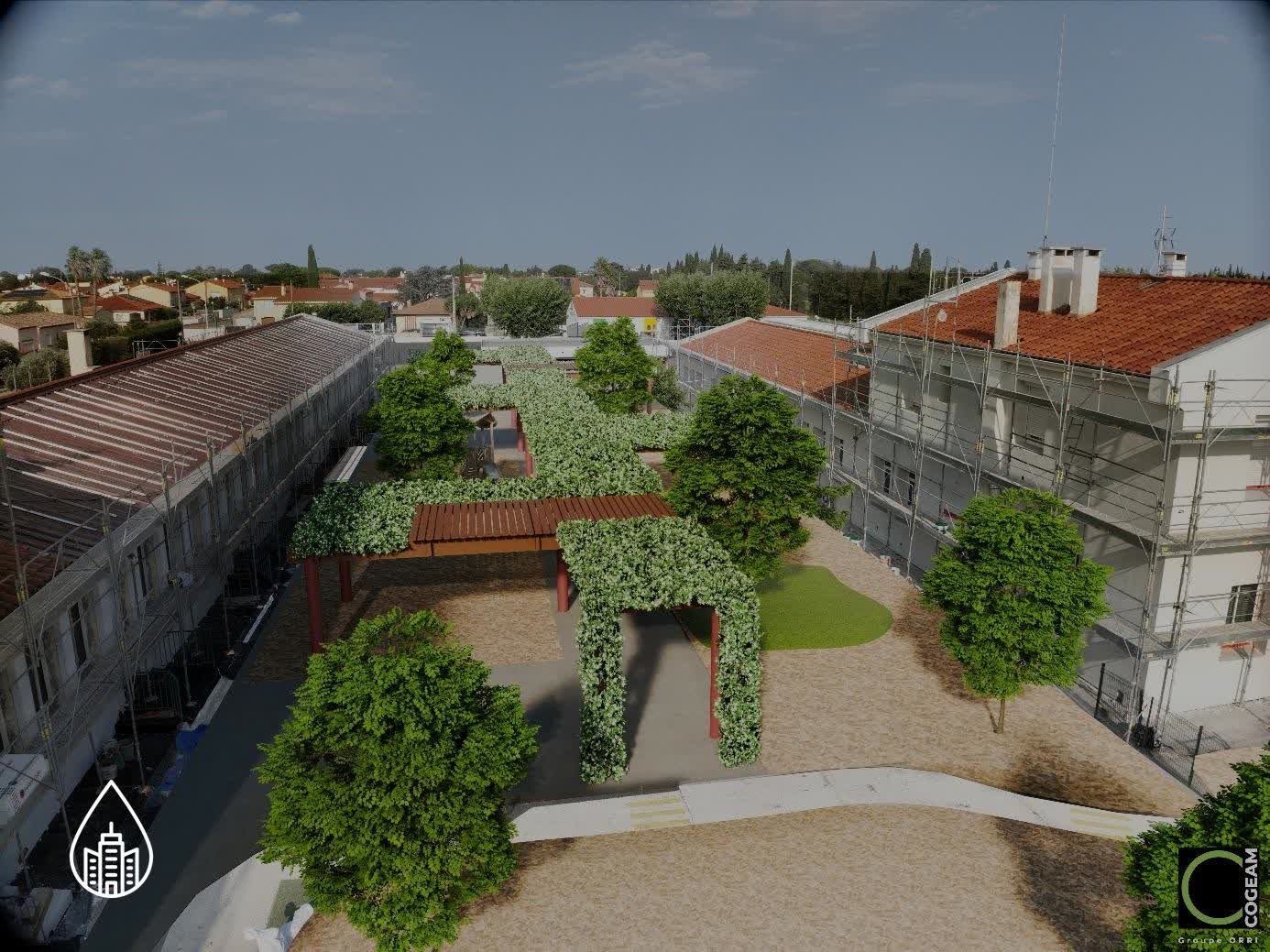 Désimperméabilisation cour d'école le soler