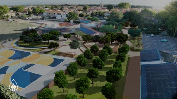Désimperméabilisation cour d'école théza